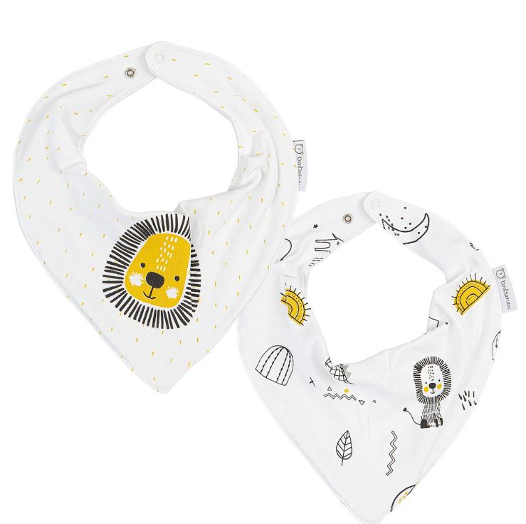 BIMBIDREAMS Bandana Bibs selva set da 2 pz Lino