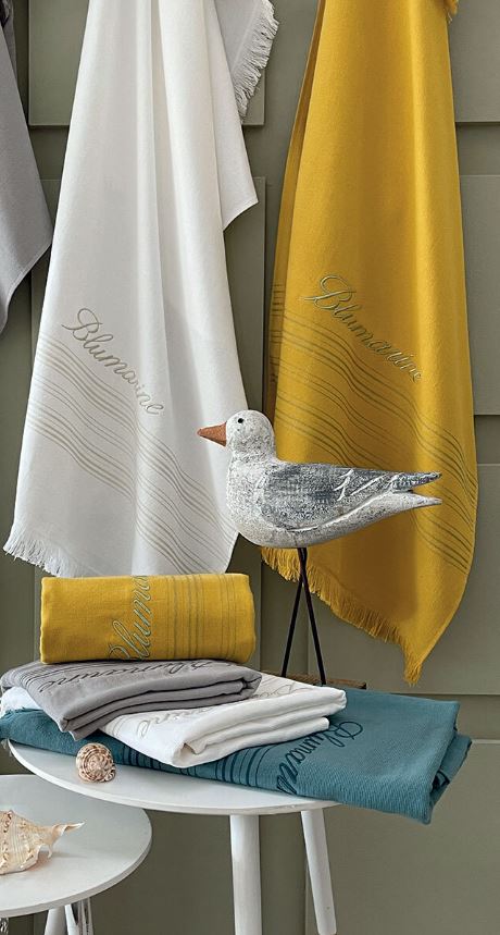 BLUMARINE Telo mare microspugna Portorico 100x180 Curry