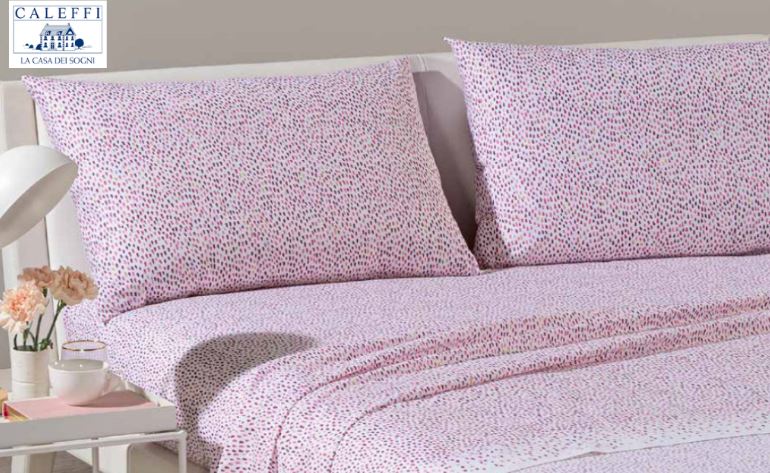 CALEFFI Completo letto Gipsy Fucsia Singolo