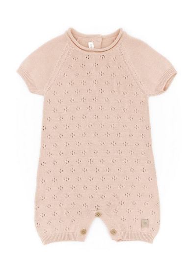 BAMBOOM Pagliaccetto Traforata knitted Rosa