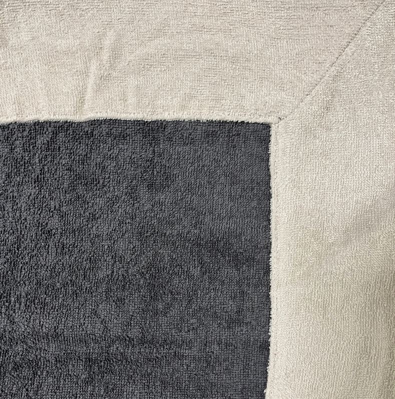 CARRARA Telo mare microspugna Voyage 100x180 Grigio Rettangolare