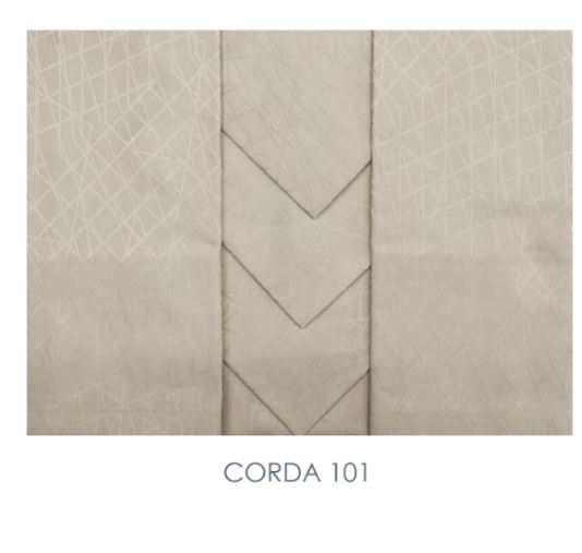 CAVALIERI Servizio tavola Manhattan 170x270 con 12 tovaglioli Corda Rettangolare
