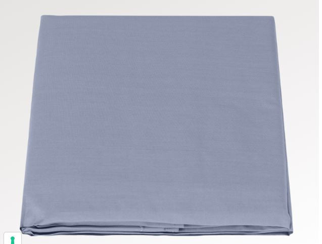 FAZZINI Lenzuolo sopra Arianna 160x295 Blu fog Singolo