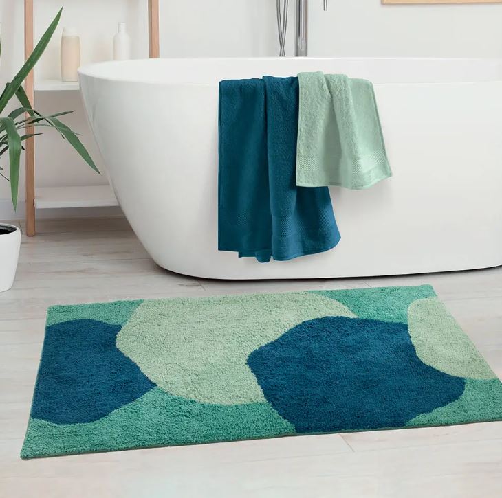 GABEL Tappeto bagno Bolle 60x100 Giada