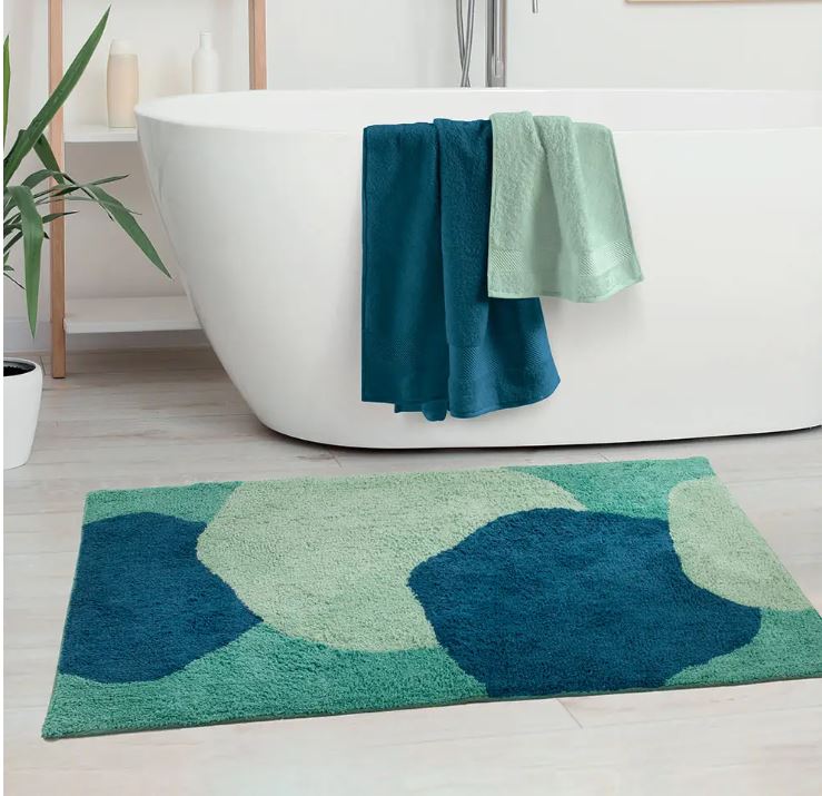 GABEL Tappeto bagno Bolle 70x140 Giada