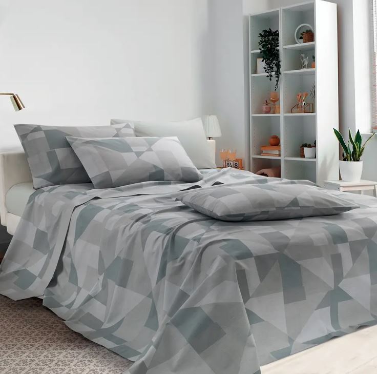 GABEL Completo lenzuolo copriletto Geometrias 160x280 Egeo Singolo