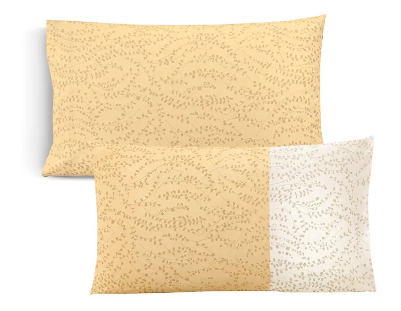 GABEL Completo lenzuolo copriletto Ramage 240x280 Canarino Matrimoniale