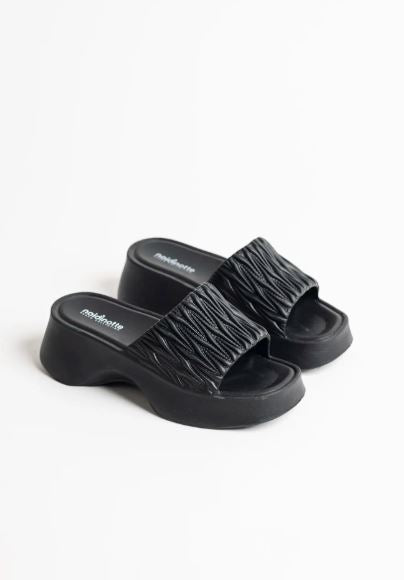 NOIDINOTTE Ciabatta donna gomma Black