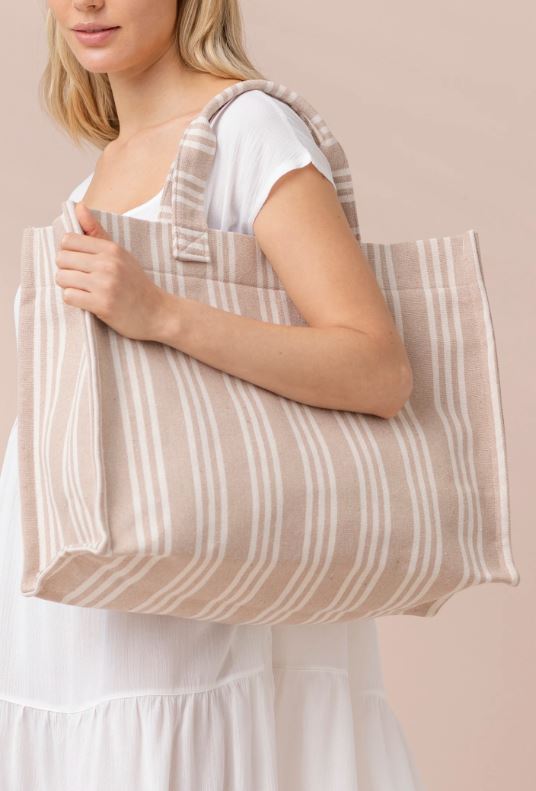 NOIDINOTTE Borsa mare con chiisura lampo Beige