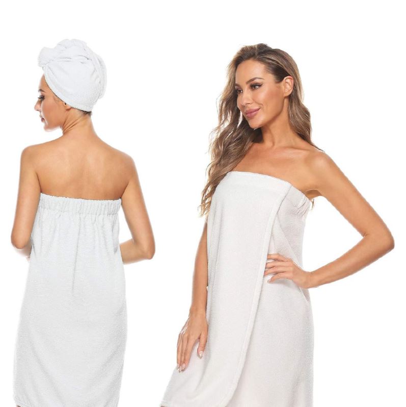 S&G Pareo Brky set da bagno composto da parep+turbante Beige