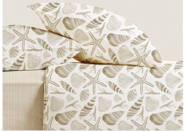 S&G Completo lenzuolo copriletto Lyric Beige Matrimoniale
