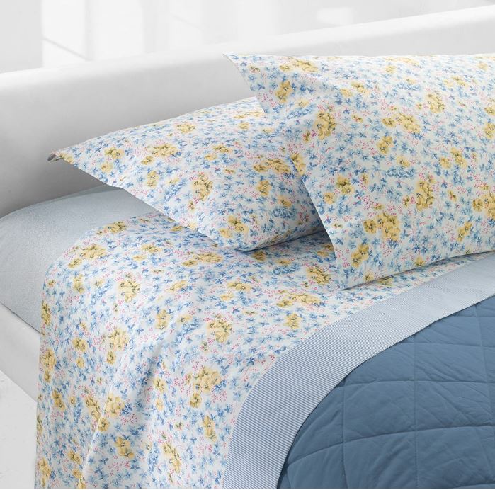 VALLESUSA Completo letto Violetta 240x280 Papaya Matrimoniale