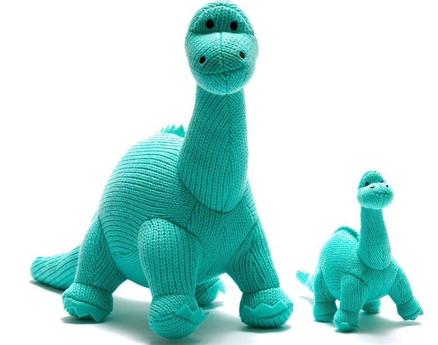 BEST YEARS Peluche diplodocus dinosauro small Turchese