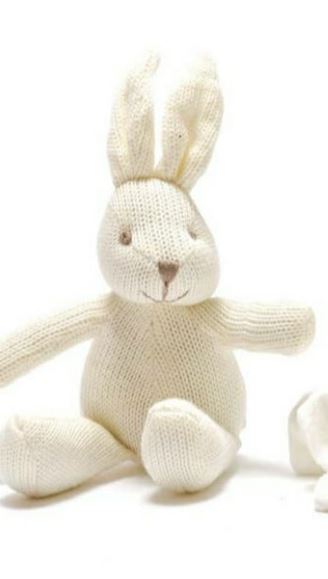 BEST YEARS Peluche bunny organic cotton pink Panna