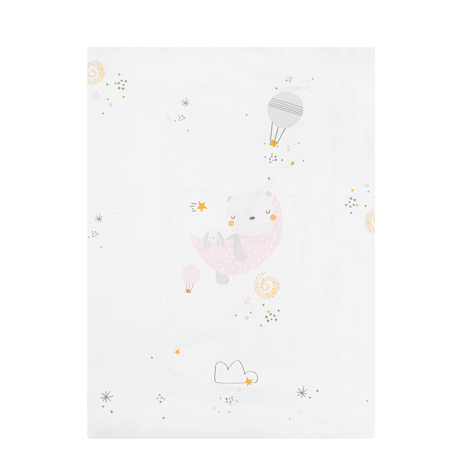 BIMBIDREAMS Piumotto estraibile bimbo Volare 60x80 Bianco/rosa Carrozzina