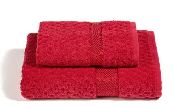 CALEFFI Set 1+1 asciugamano Sirena Rosso