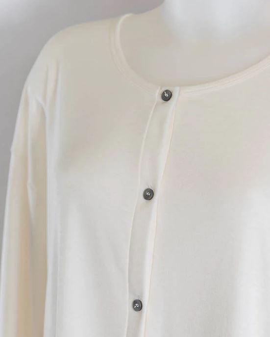 BAMBOOM Camicia da notte Per allattamento Ivory