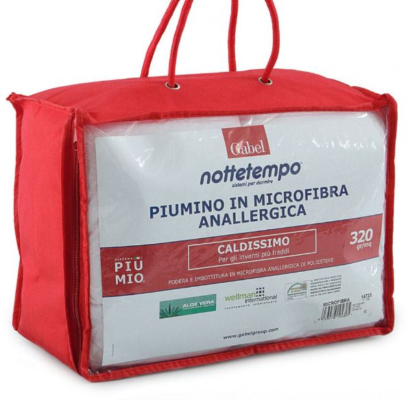 GABEL Piumone sintetico 320gr Bianco Piazza e mezza